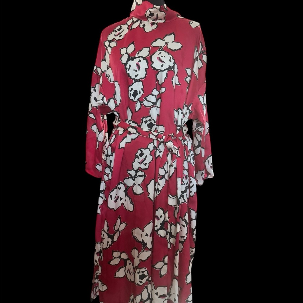 Zara Red Floral Dress